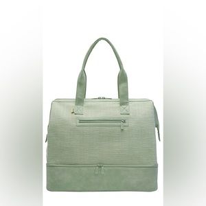 BÉIS Weekender Tote Woven Matcha Green